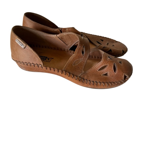 Pikolinos Womens Puerto Vallarta Leather Closed Toe  Slide Sandals Flats SZ 38 - Picture 1 of 8